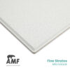 Finestratos Ceiling Tiles 600mm x 600mm MicroLook | Plain Finish | Fits 15mm Grid System | 16 Tiles per Box