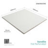 Sandila Ceiling Tile 600mm x 600mm Perforated | Square Edge | 12 Tiles per Box | OWA - Image 2