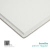 Sandila Tegular Ceiling Tiles 600mm x 600mm | Unperforated Plain | Fits 24mm Grid System | 10 Tiles per Box | OWA