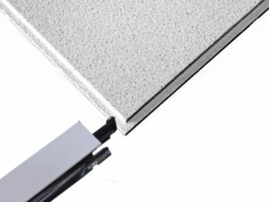 £17.00 per m2 for Sandtone Tegular Ceiling Tiles and White Grid