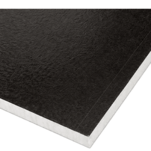 Black Gypsum Vinyl Faced Ceiling Tile 600x600mm | Square Edge | 8 Tiles per Box